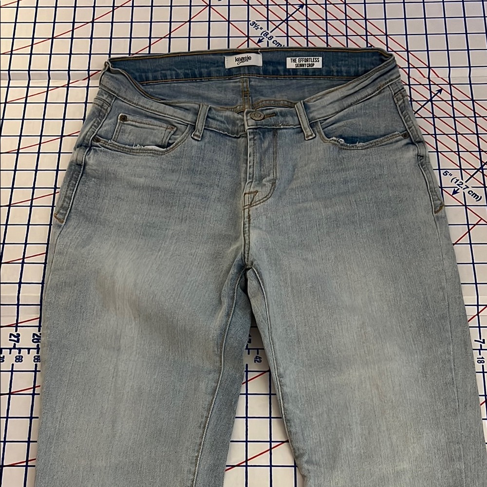 Light Blue Denim Skinny Jeans